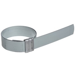 BAND-IT JS3119 Junior 3/4" Wide x 0.030" Thick, 3" Diameter, Galvanized Carbon Steel Smooth I.D. Clamp (50 Per Box)