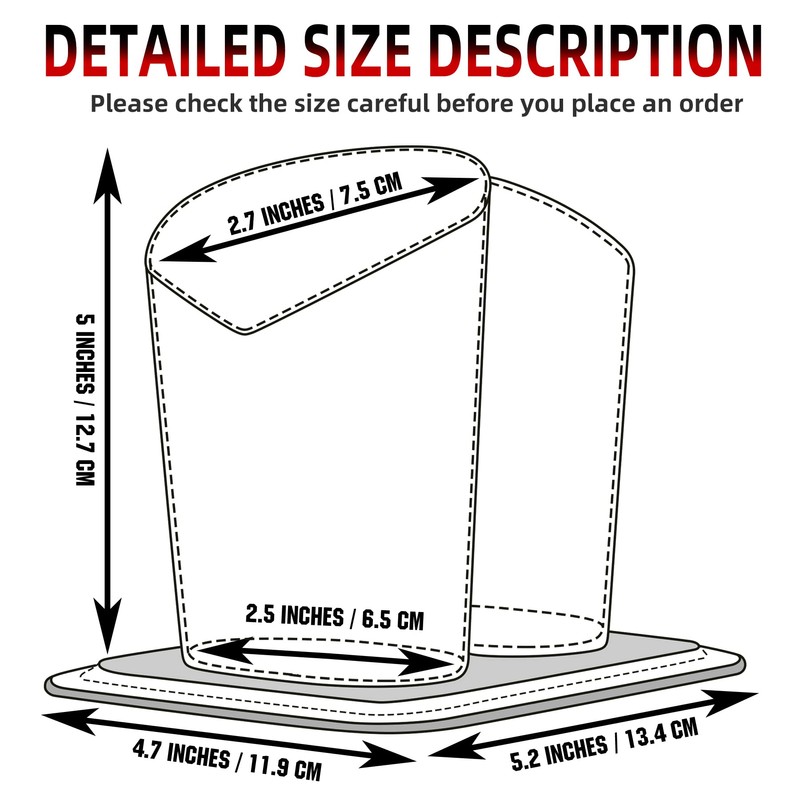 bvya Double Eyeglasses Holder Plush Lined Stand Glasses Protective Holder