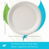 AAN 100% Compostable Biodegradable Paper Plates, Heavy-Duty Eco-Friendly Disposable Bagasse