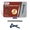 Pocket Hole Screws 1-1/4 Inch, Goobetter Pocket Screws #8 x