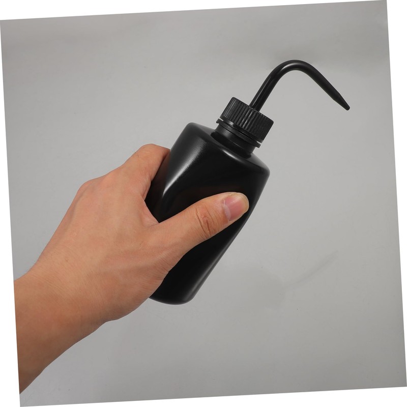 Ipetboom 4pcs Plastic Washing Bottle Graduated Lab Wash Bottle with