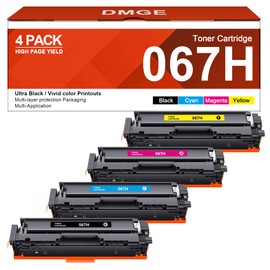 067H 067 Toner Cartridge Set MF654Cdw MF656Cdw - High Yield Replacement for Canon 067, for Canon MF656cdw Toner Cartridges, for Color ImageClass MF656Cdw LBP632Cdw MF654Cdw MF653Cdw LBP633Cdw (4 Pack)