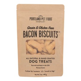 UD_Portland for Case of 6-5 Oz Dog Treats Bacon Biscuits Premium Pet Food Company for Dogs