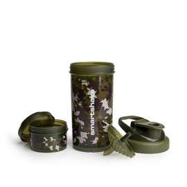 SmartShake Revive 25oz/ 750m Camo Green Protein Shaker, Makes Fruit Water, Easy to Hold, Includes Seal on Lid