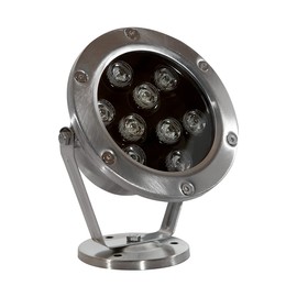 Reflector LED Exterior, Dirigible, Resistente al Agua, 9w, IP65, RGB 16 Colores Multi-Color, 20000h de vida, Recomendable para uso Exterior, General Lighting, Lumimexico
