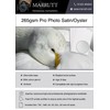 Marrutt 265gsm Pro Photo Satin/Oyster Inkjet Paper: (10" x 8"