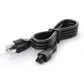 4FT(1.2m) Mickey Mous Power Cord, 3 Prong AC Power Cord, 10A 125V Power Cord Compatible with LG LED LCD Smart 1080p HDTV, Epson Printer Power Cable, 1Pack