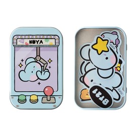 Solomon Shoji BT21 Minini Tin Case Sticker Set (12 Pieces) (KOYA) TIN CASE STICKER SET Tin Case Accessory Box with Sticker [Limited to 5 Per Person]
