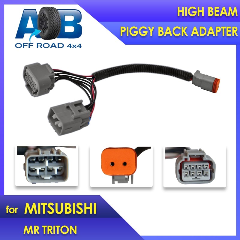 High Beam Piggy Back Adapter For Mitsubishi MR Triton with