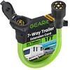 GEARit 7-Way Trailer Extension Cord (1 Foot) 7-Pin Trailer Plug
