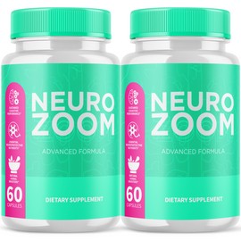 Neuro Zoom (2 Pack) Neuro Zoom Cognitive Pills, NeuroZoom for Memory Support (120 Capsules)