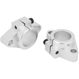 Pack of 2 Linear Shaft Holder Linear Rail Shaft Guide Support Ball Bearing SHF10-10 mm