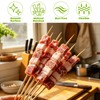 Acrux7 1200PCS 12 Inch Bamboo Skewer Sticks for Grilling 4mm