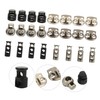 DOITOOL 24Pcs Spring Cord Toggle for Drawstrings Double Single Cord