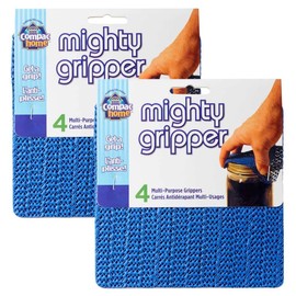 Compac Home Mighty Gripper Non-Slip Pads Jar Opener, Stablize Pictures, Keyboards, Lamps, and More, 8 Count