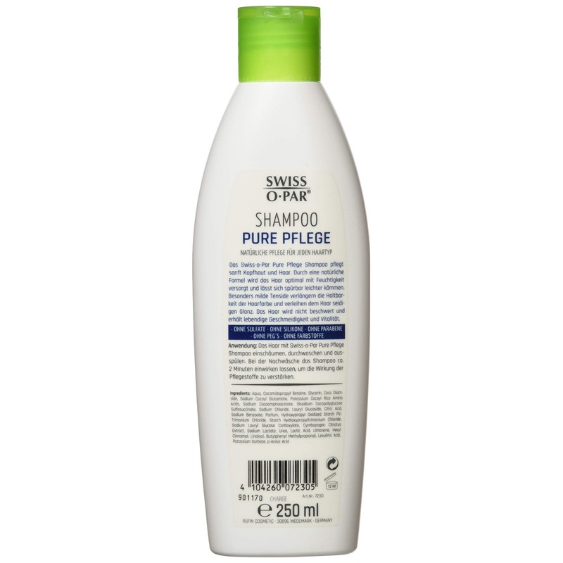 Swiss-o-Par Pure Care Shampoo Pack of 2 (2 x 250