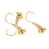 BESPORTBLE 3pcs Fish Hook Long Shank Offset Hooks for Catfishing