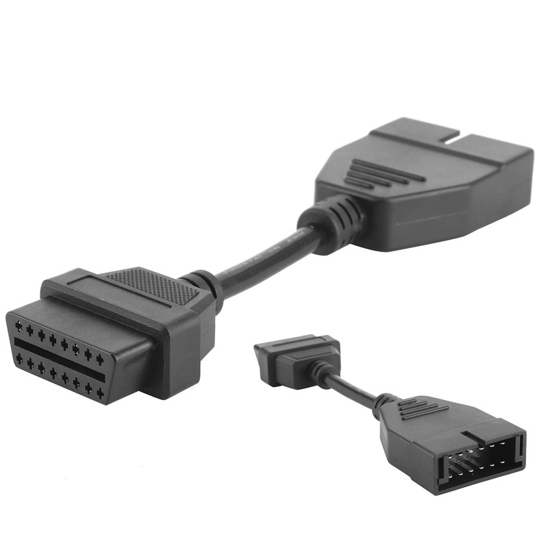 Leapiture Professional 12Pin Male To OBD1 OBD2 16Pin Female Adapter