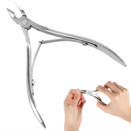 Professional Stainless Steel Cuticle for Trimming Dead Skin Nail Care Nippers Cuticle Nippers Cuticle Nippers Cuticle Nippers Nail Care Stainless Steel Anti-rust Labor Saving Skin Treatment Cuticle