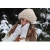 styleBREAKER Warm gloves with rhinestones and fleece, winter knitted gloves,