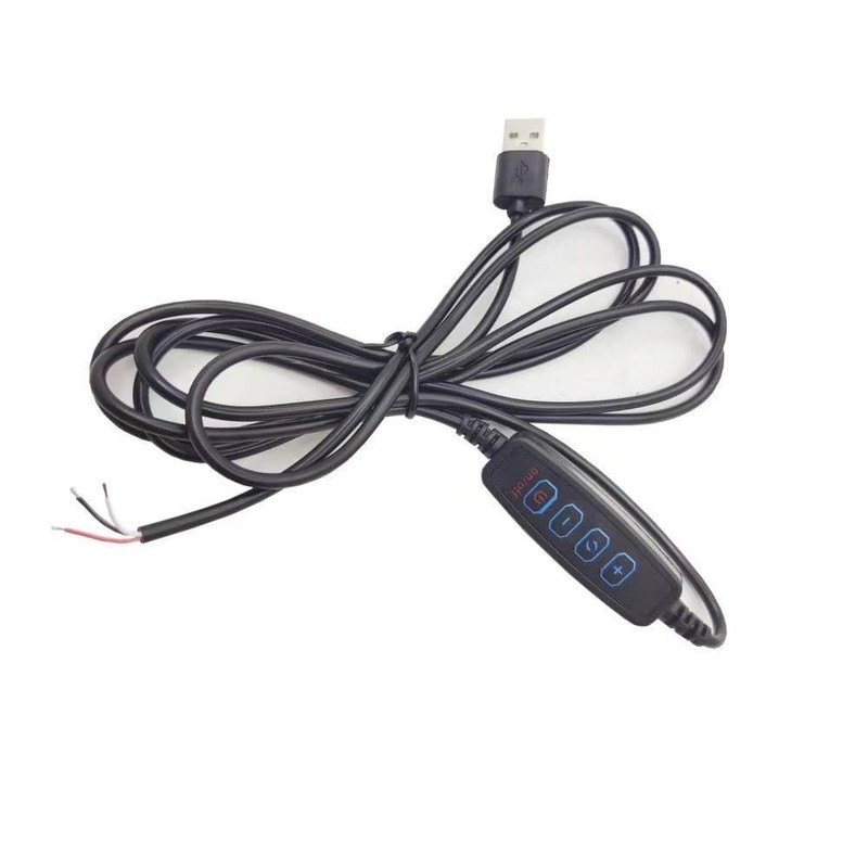 RecDec 2 Pack Ring Light USB Dimmer Switch Replacement 3Pin