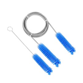 Mandark Car Sunroof Drain Long Pipe Cleaning Tool, 72 Inch Flexible Vehicle Tube Drain Straw Cleaner, Nylon Stainless Steel Double Ended Auto Cleaner Hose Brush, Universal for Most Cars (Blue)