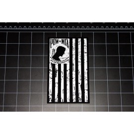 n/a POW MIA freedom flag decal sticker military war black ops usa