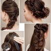 2 x schwarze Haarflechtwerkzeug-Roller, Haar-Dreh-Styling-Zubehör für Frauen, einfache und Styling-Werkzeuge,