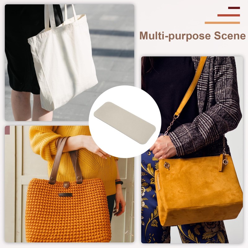 sourcing map 2Pcs Felt Base Shaper, 14.6x6.7 Inch Rectangle Bag
