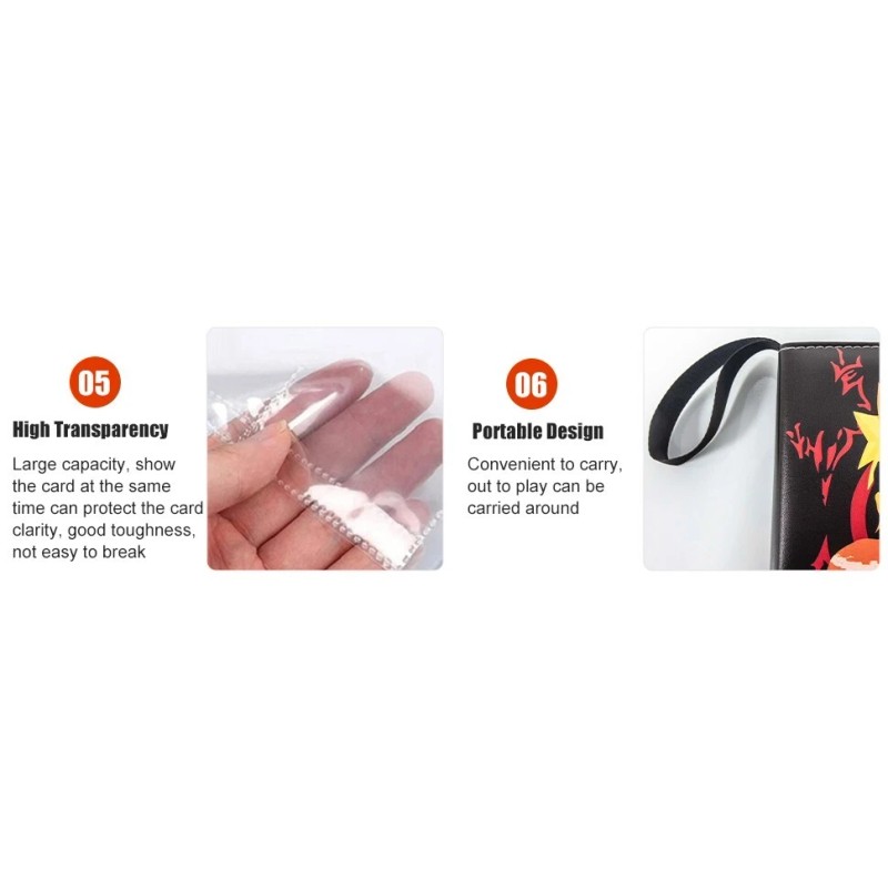 Anime Card Binder for Trading Cards,480 Cards One Piece TCG