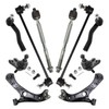 TRQ Front Steering & Suspension Kit Compatible with 2016-2022 Toyota