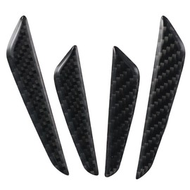 4Pcs Car Door Anti-Collision Strip Door Edge Guards,Carbon Fiber Texture Car Door Corner Bumper Protector Widely Used in Various Cars