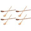 8 Pcs Wooden Spoon Beech Wood Safe Environmentally Friendly Wooden