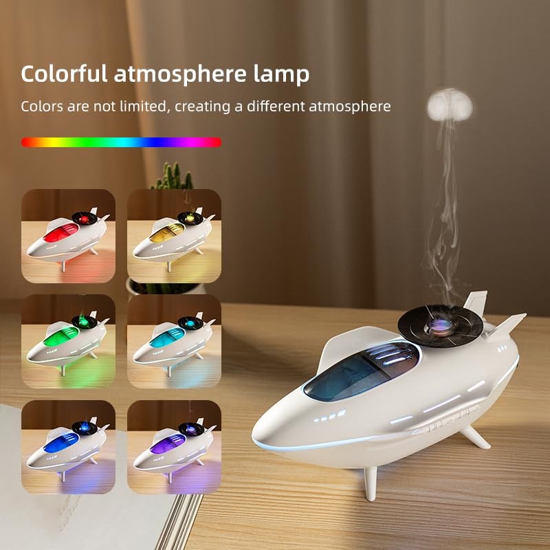 ACOTOBOW Spacecraft Aroma Diffuser with 2 Spray Modes - 3-Speed