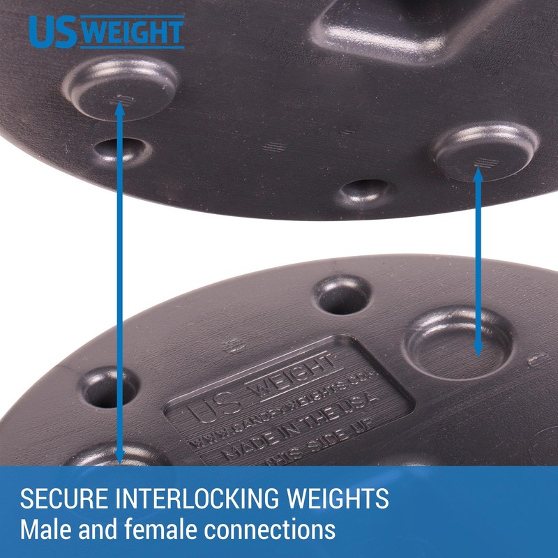 US Weight 40 Pound Canopy Weight Set of 4 and