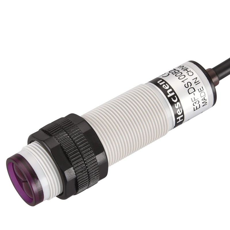 Heschen M18 Column Infrared Photoelectric Proximity Switch, Diffuse Reflection Type,