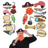 Beistle 54605 Pirate Photo Fun Signs, 7"-10.75", 12 Signs in Package