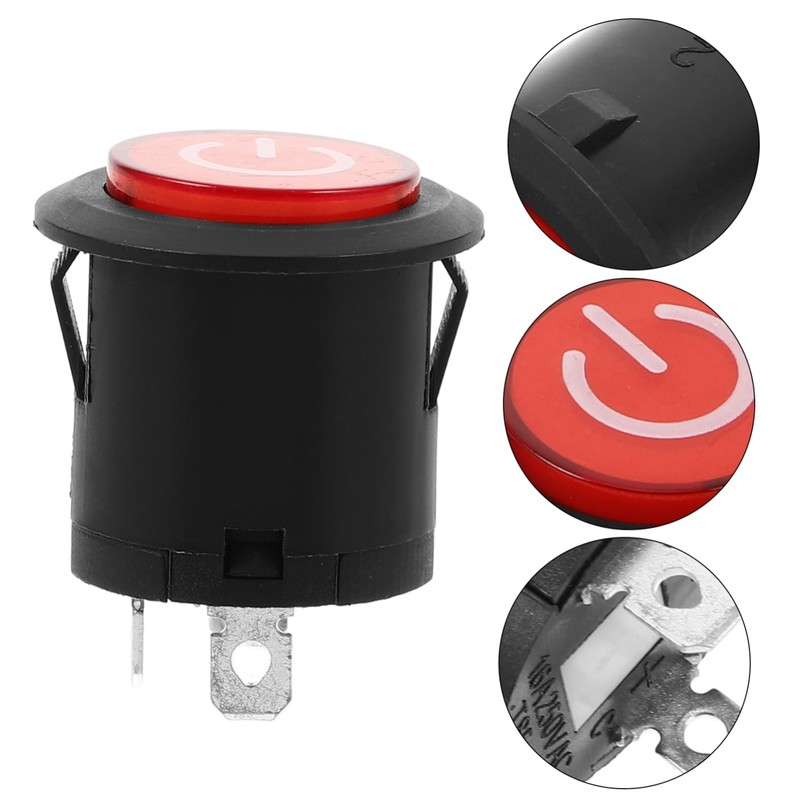 SUPVOX Electric Ride Start Button Replacement Press Switch for Rocker