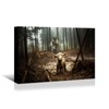 YONICA Jesus and Lamb Canvas Wall Art Jesus Running After Lost Lamb Picture Wall Art Canvas Print Christian Home Decor 24x32 inch