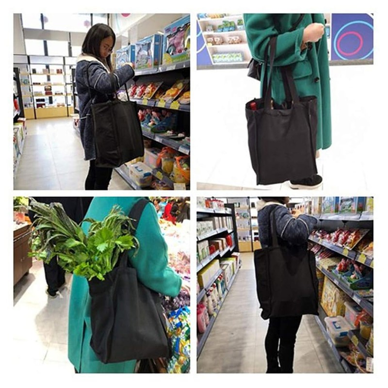 Cabilock Pack of 2 Storage Bag, Shopping Bag, Handbag, Folding