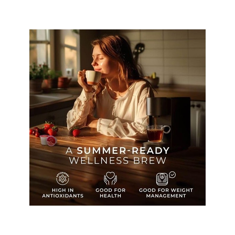 Gya Tea Co Berry Bliss Herbal Tea K Cups for