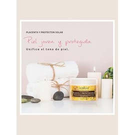 Crema Rejuvenecedora Placenta y Protector Solar Florigan® 350g 2pzas.