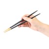 Cutipol GOA Black Gold Chopsticks + Chopsticks Rest Set G029G