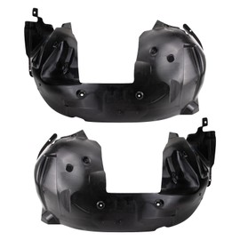 TRQ TRQ Front Inner Fender Liner Set Compatible with 2015-2017 Ford Mustang FO1248165 FO1249165