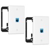 FGB 10Gbps Ethernet Wall Plate, 1 Port CAT6 Wall Plate