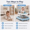 Baby Walker with Wheels and Parent Push Handle, Music and