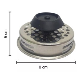 Macoll Set 2 Coladeras Malla Fregadero Lavabo Desagüe Acero Inoxid