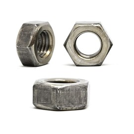 M8 High Tensile Hexagon Full Nuts Plain Steel Metric DIN 934 (Pack of 20)
