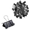 CHENLONB Double Clips 25mm 30pcs Metal Document Organizer Paper Clips