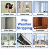 YHSISOLE Weather Stripping Door Seal -16 ft x 11/32" Pile